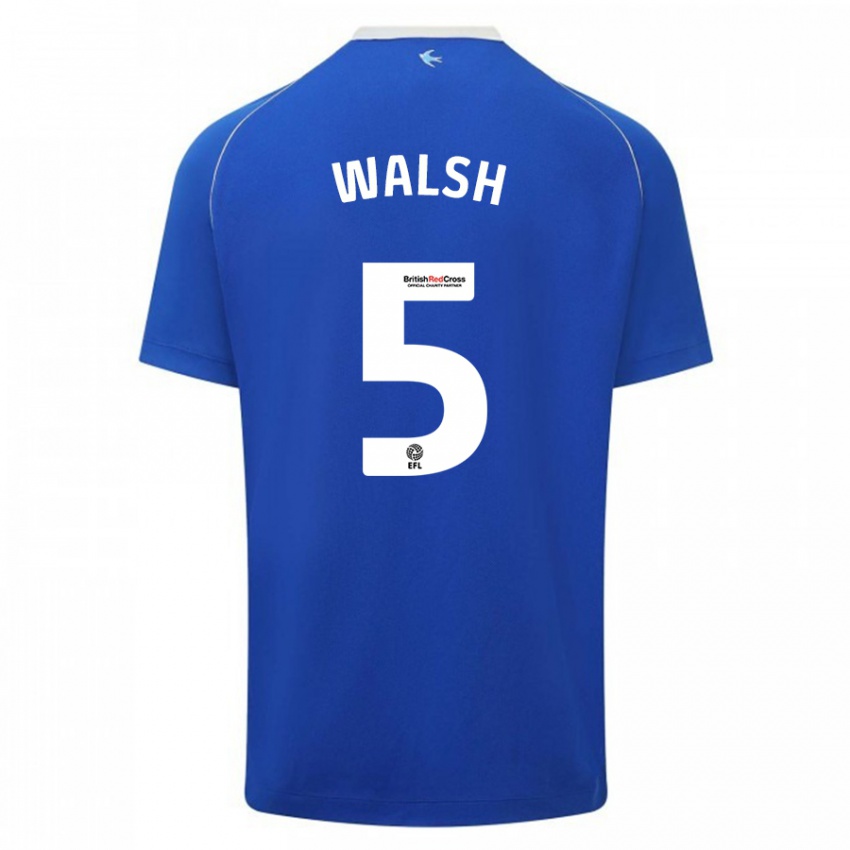 Damen Siobhan Walsh #5 Blau Heimtrikot Trikot 2023/24 T-Shirt Schweiz