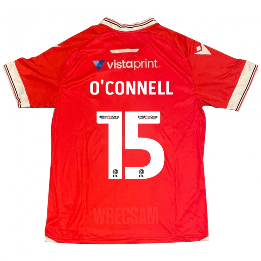 Damen Eoghan O'connell #15 Rot Heimtrikot Trikot 2023/24 T-Shirt Schweiz