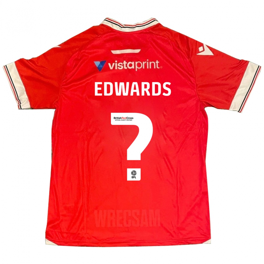 Damen Callum Edwards #0 Rot Heimtrikot Trikot 2023/24 T-Shirt Schweiz