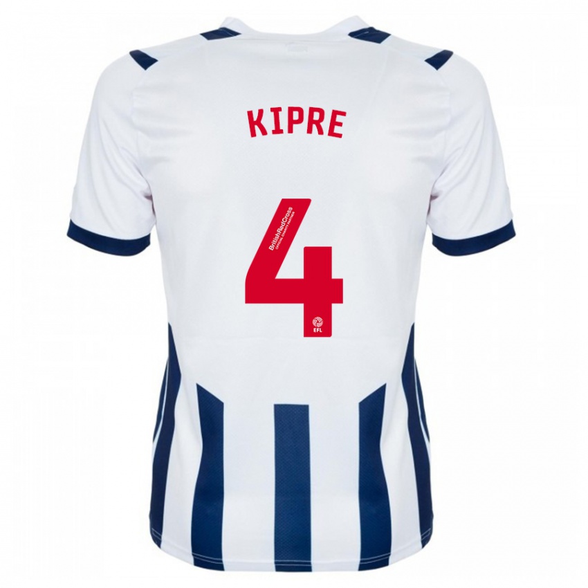 Damen Cédric Kipré #4 Weiß Heimtrikot Trikot 2023/24 T-Shirt Schweiz