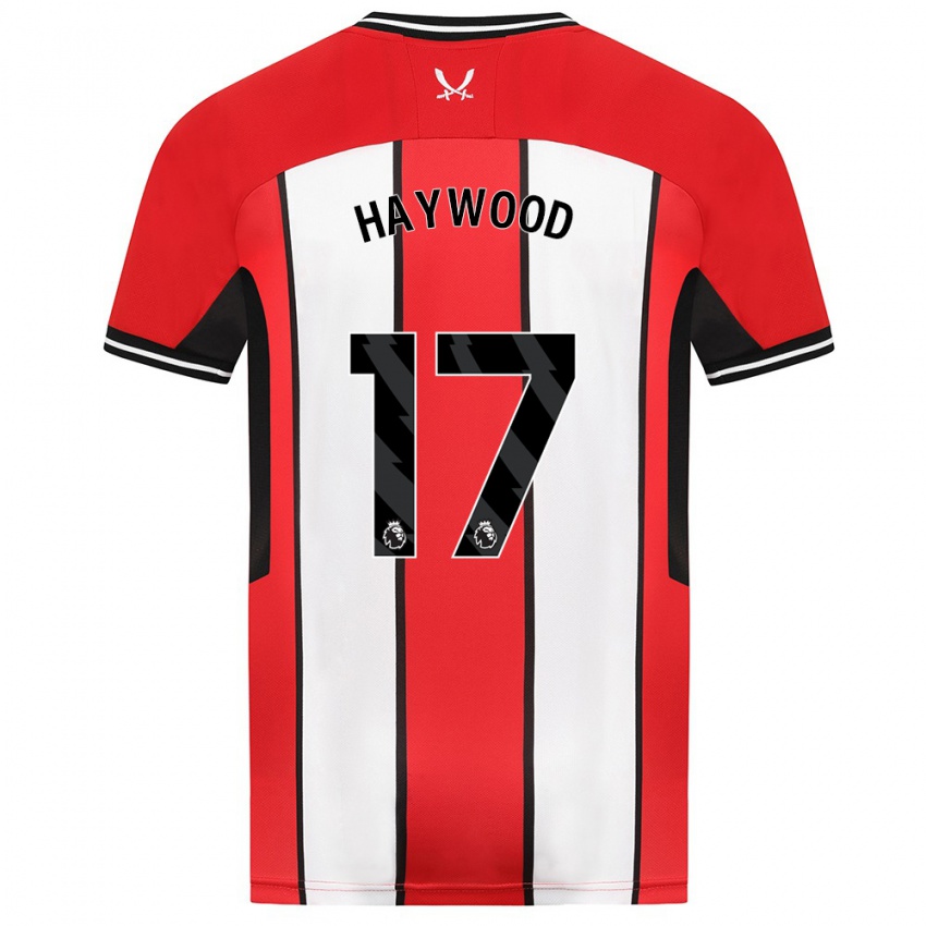 Damen Sophie Haywood #17 Rot Heimtrikot Trikot 2023/24 T-Shirt Schweiz