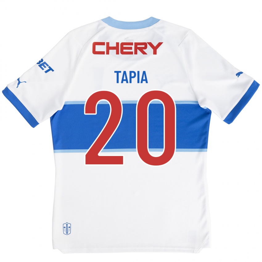 Damen Gonzalo Tapia #20 Weiß Heimtrikot Trikot 2023/24 T-Shirt Schweiz