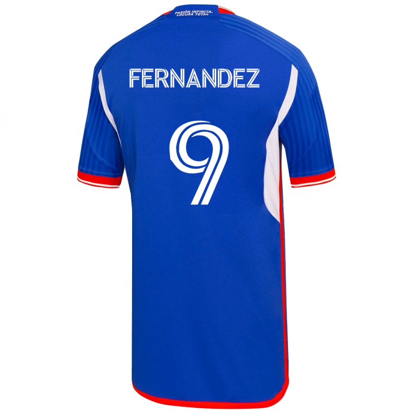 Damen Leandro Fernández #9 Blau Heimtrikot Trikot 2023/24 T-Shirt Schweiz