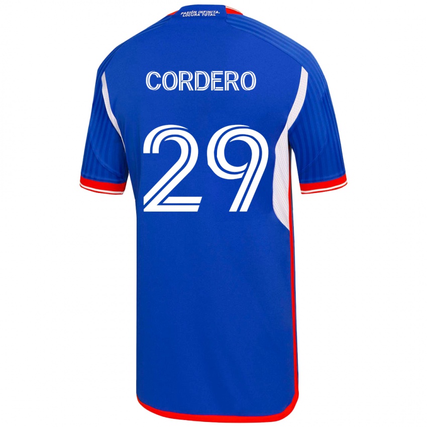 Damen Renato Cordero #29 Blau Heimtrikot Trikot 2023/24 T-Shirt Schweiz