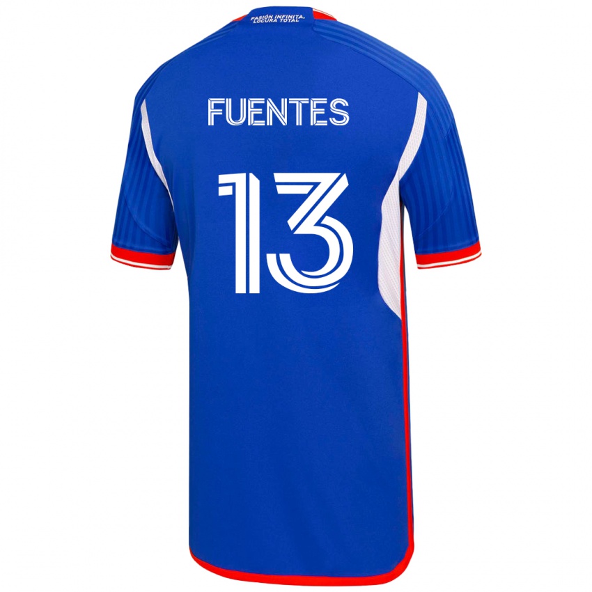 Damen Karen Fuentes #13 Blau Heimtrikot Trikot 2023/24 T-Shirt Schweiz