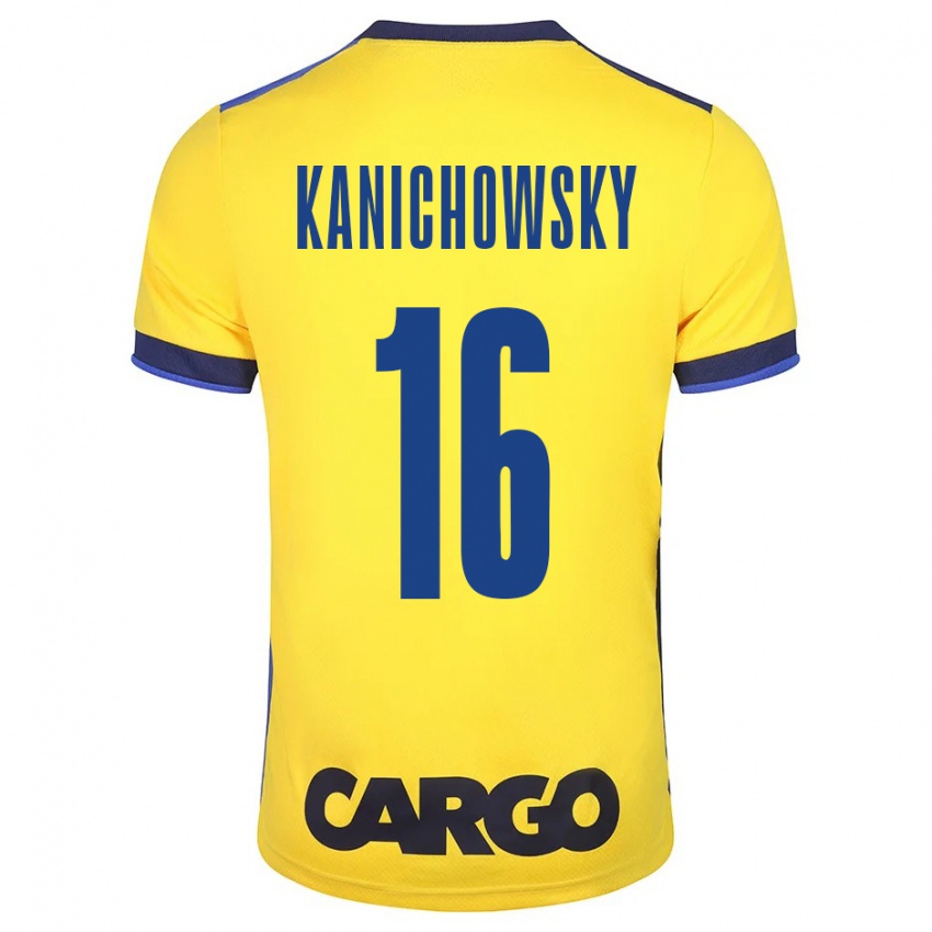 Damen Gabi Kanichowsky #16 Gelb Heimtrikot Trikot 2023/24 T-Shirt Schweiz