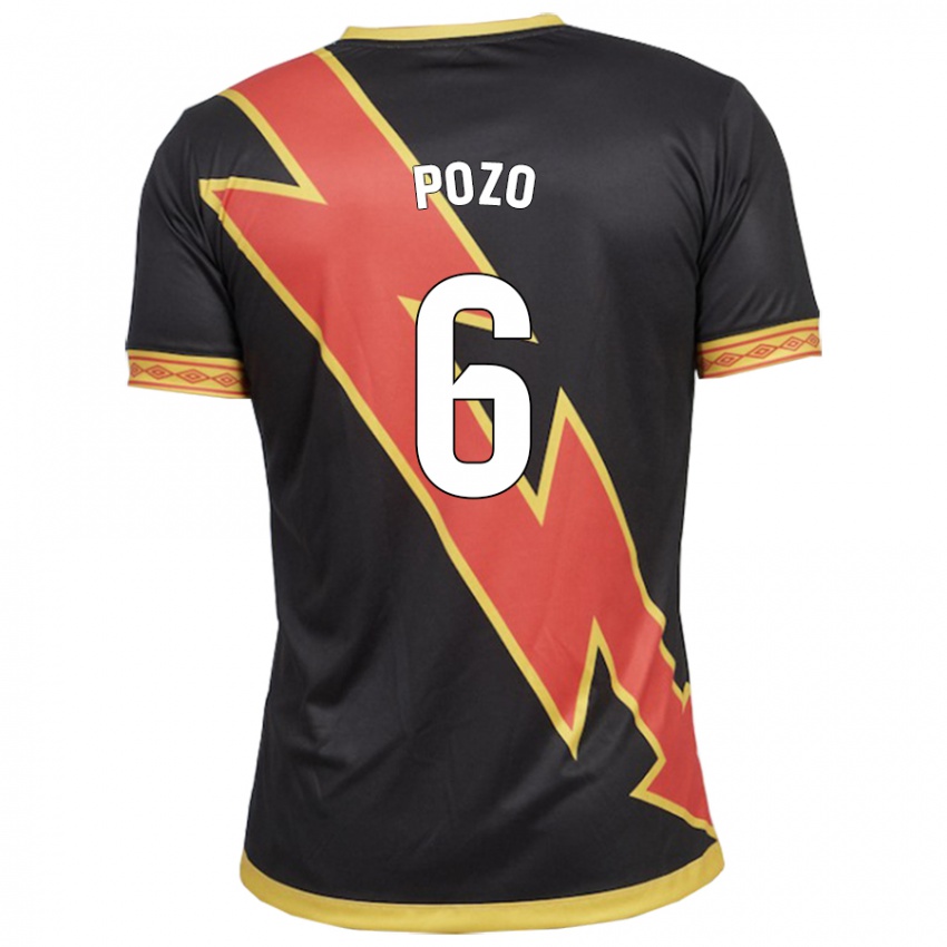 Damen José Pozo #6 Schwarz Auswärtstrikot Trikot 2023/24 T-Shirt Schweiz