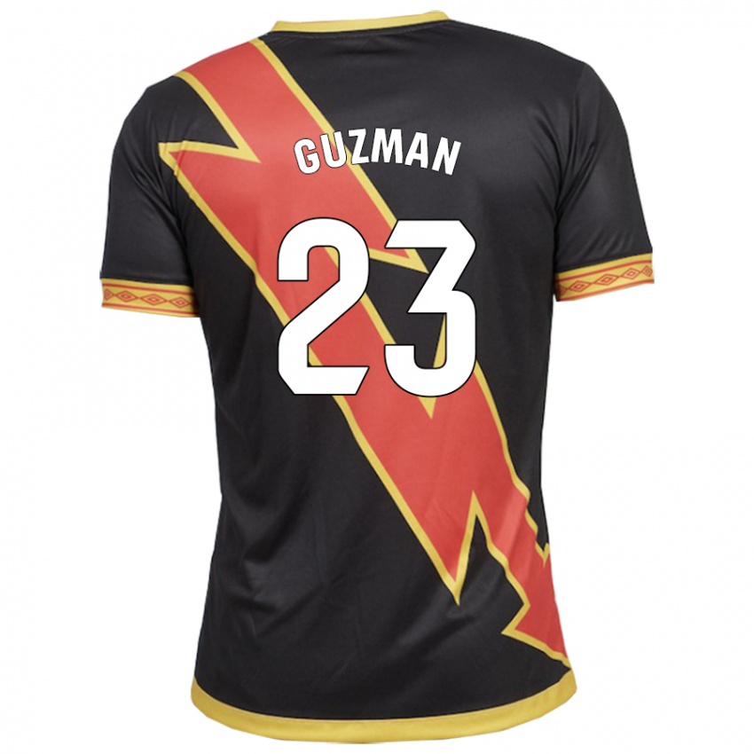 Damen Miguel Guzmán #23 Schwarz Auswärtstrikot Trikot 2023/24 T-Shirt Schweiz