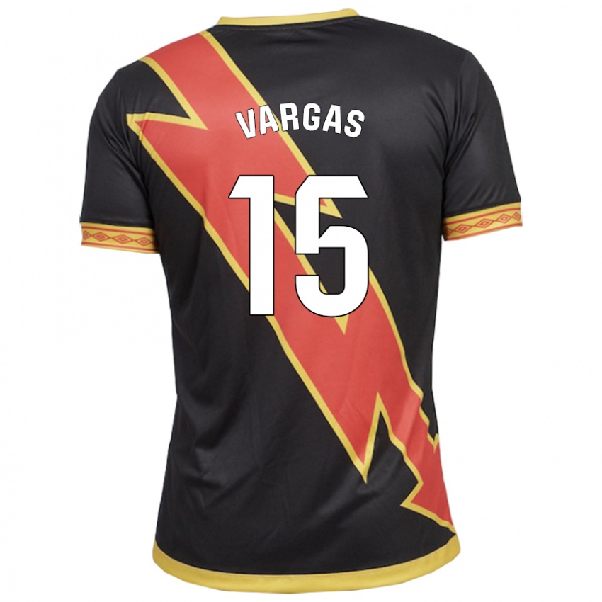 Damen Rosario Vargas Sarasqueta #15 Schwarz Auswärtstrikot Trikot 2023/24 T-Shirt Schweiz