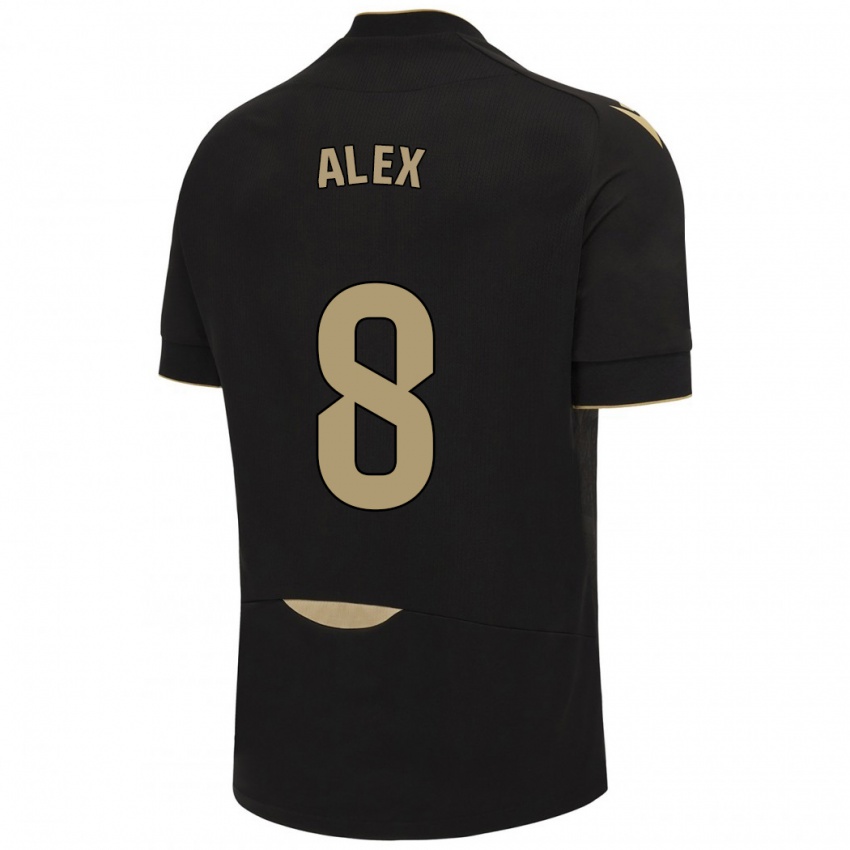 Damen Álex Fernández #8 Schwarz Auswärtstrikot Trikot 2023/24 T-Shirt Schweiz