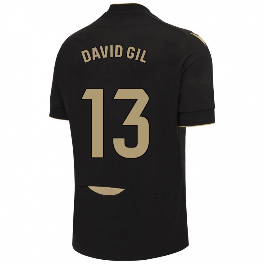 Damen David Gil #13 Schwarz Auswärtstrikot Trikot 2023/24 T-Shirt Schweiz