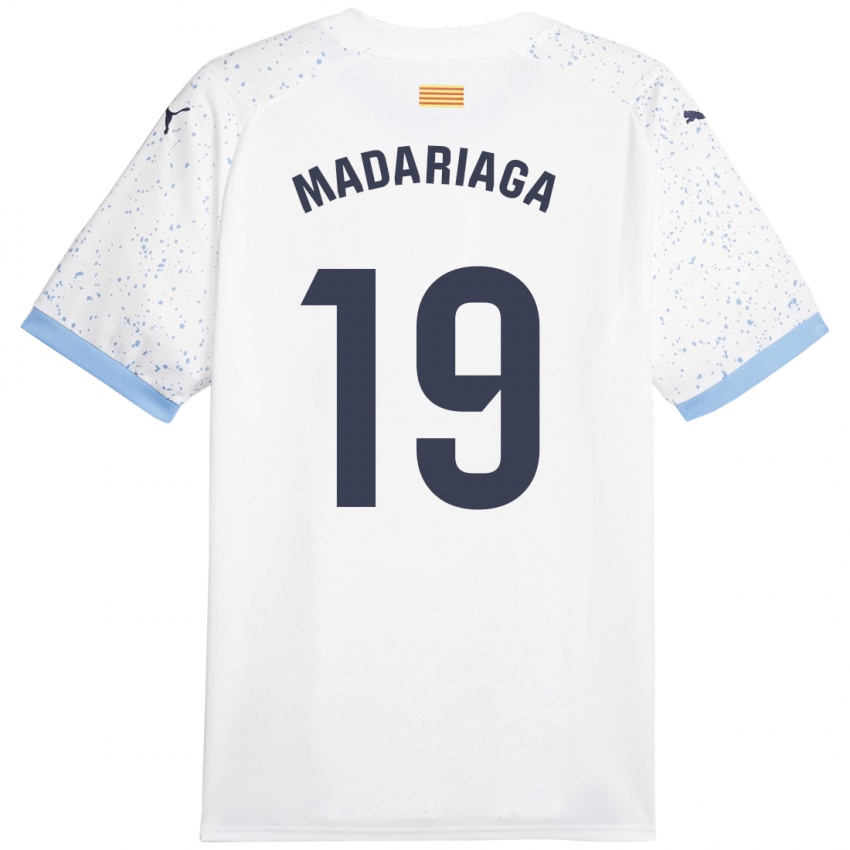Damen Génesis Madariaga #19 Weiß Auswärtstrikot Trikot 2023/24 T-Shirt Schweiz