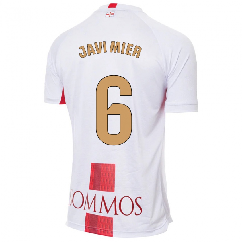 Damen Javi Mier #6 Weiß Auswärtstrikot Trikot 2023/24 T-Shirt Schweiz