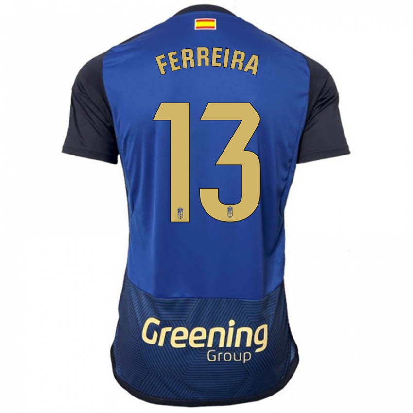 Damen Andre Ferreira #13 Marine Auswärtstrikot Trikot 2023/24 T-Shirt Schweiz