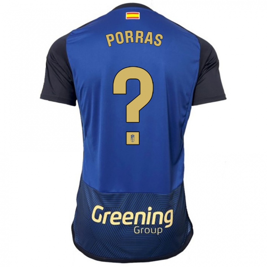 Damen Cristian Porras #0 Marine Auswärtstrikot Trikot 2023/24 T-Shirt Schweiz