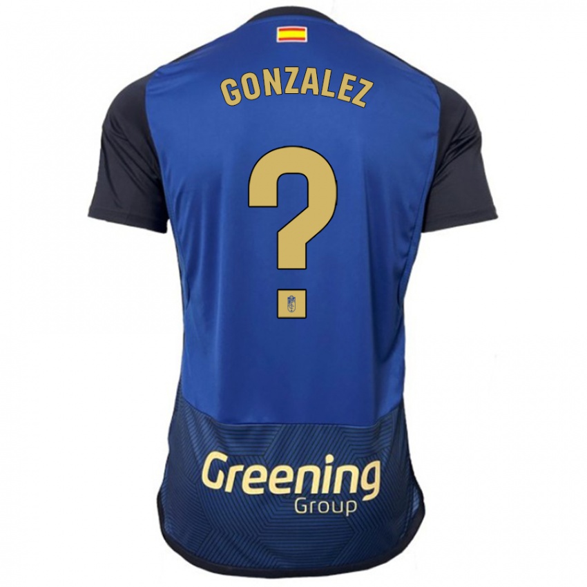 Damen Paco González #0 Marine Auswärtstrikot Trikot 2023/24 T-Shirt Schweiz