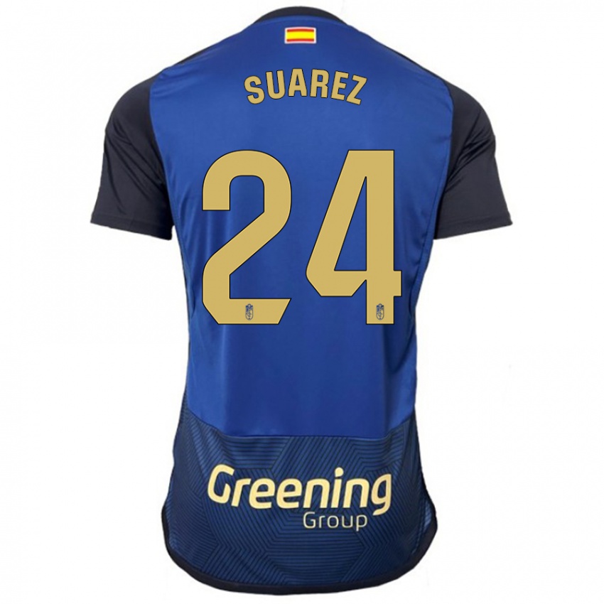 Damen Carlota Suárez #24 Marine Auswärtstrikot Trikot 2023/24 T-Shirt Schweiz