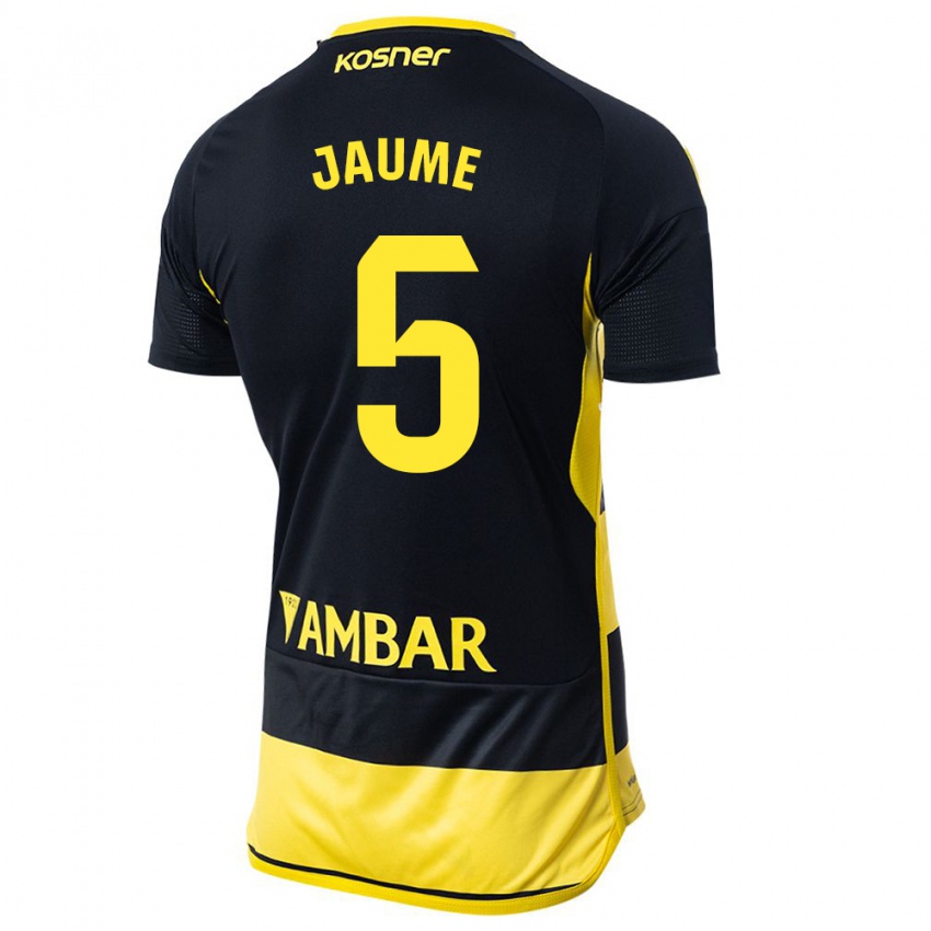 Damen Jaume Grau #5 Schwarz Gelb Auswärtstrikot Trikot 2023/24 T-Shirt Schweiz