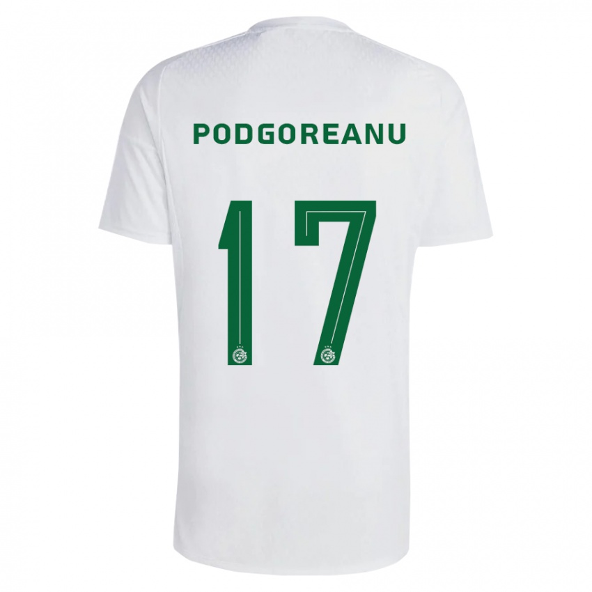 Damen Suf Podgoreanu #17 Grün Blau Auswärtstrikot Trikot 2023/24 T-Shirt Schweiz