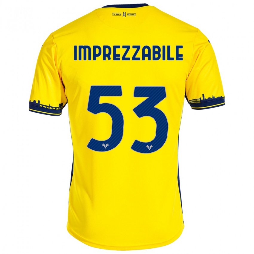 Damen Francesca Imprezzabile #53 Gelb Auswärtstrikot Trikot 2023/24 T-Shirt Schweiz