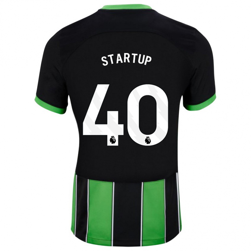 Damen Katie Startup #40 Schwarz Grün Auswärtstrikot Trikot 2023/24 T-Shirt Schweiz