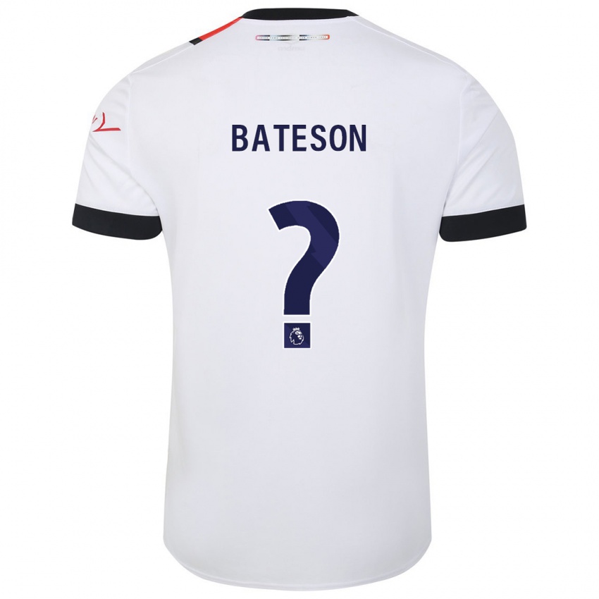 Damen Jack Bateson #0 Weiß Auswärtstrikot Trikot 2023/24 T-Shirt Schweiz