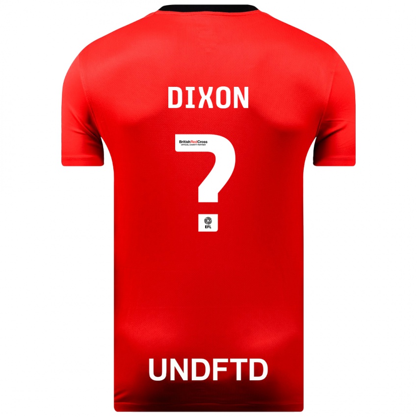 Damen Junior Dixon #0 Rot Auswärtstrikot Trikot 2023/24 T-Shirt Schweiz