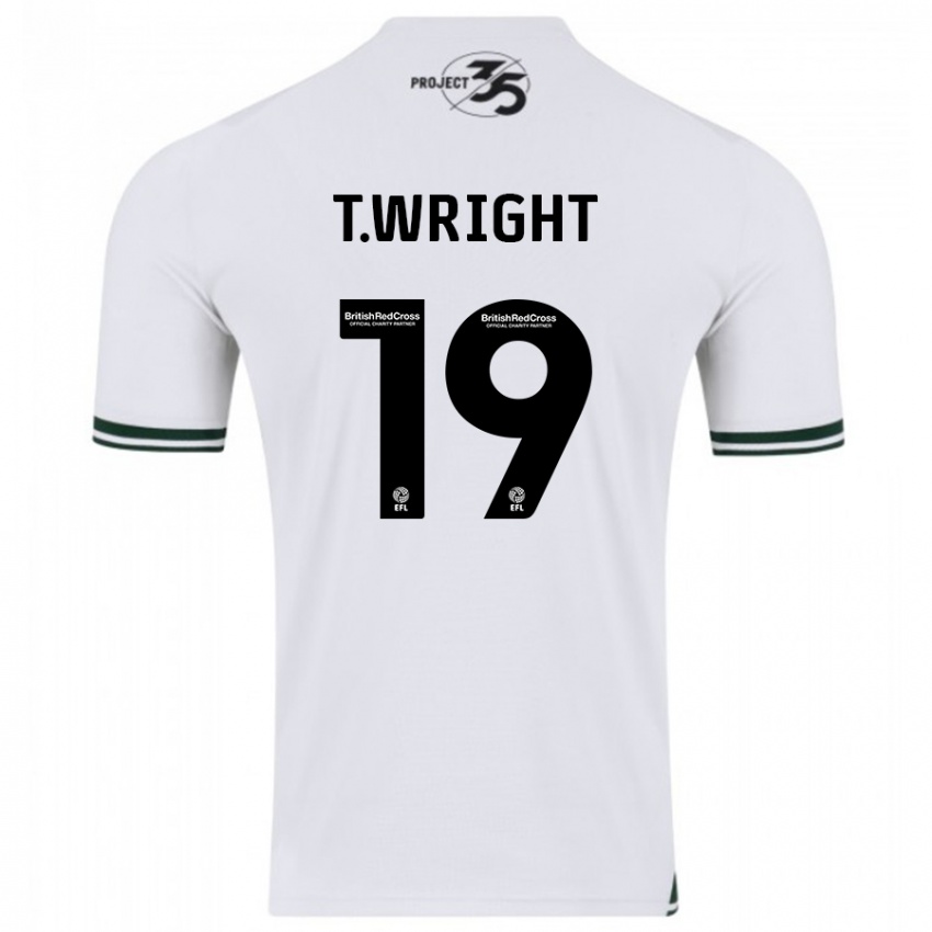Damen Tyreik Wright #19 Weiß Auswärtstrikot Trikot 2023/24 T-Shirt Schweiz
