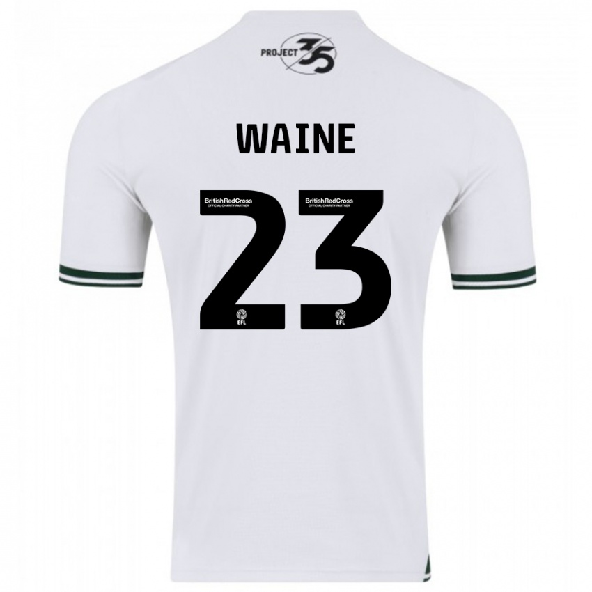 Damen Ben Waine #23 Weiß Auswärtstrikot Trikot 2023/24 T-Shirt Schweiz