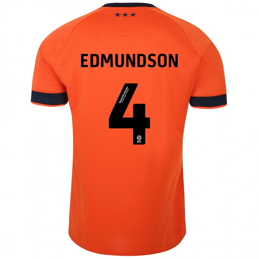 Damen George Edmundson #4 Orangefarben Auswärtstrikot Trikot 2023/24 T-Shirt Schweiz