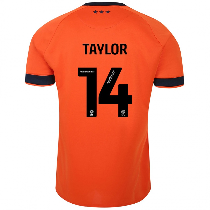 Damen Jack Taylor #14 Orangefarben Auswärtstrikot Trikot 2023/24 T-Shirt Schweiz