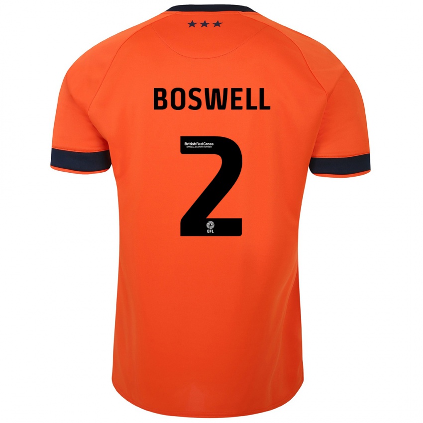 Damen Maria Boswell #2 Orangefarben Auswärtstrikot Trikot 2023/24 T-Shirt Schweiz