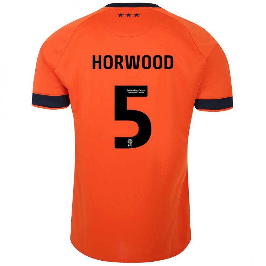 Damen Bonnie Horwood #5 Orangefarben Auswärtstrikot Trikot 2023/24 T-Shirt Schweiz