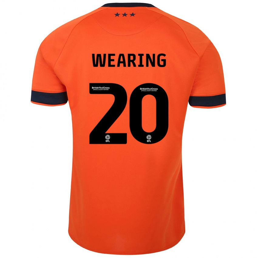 Damen Megan Wearing #20 Orangefarben Auswärtstrikot Trikot 2023/24 T-Shirt Schweiz