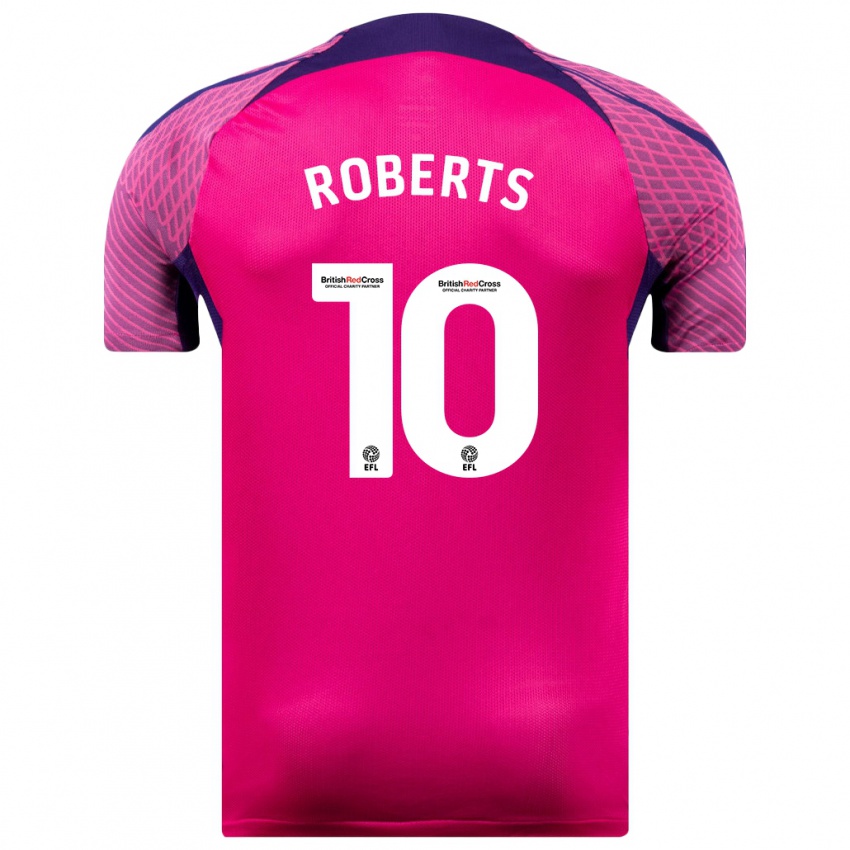 Damen Patrick Roberts #10 Lila Auswärtstrikot Trikot 2023/24 T-Shirt Schweiz