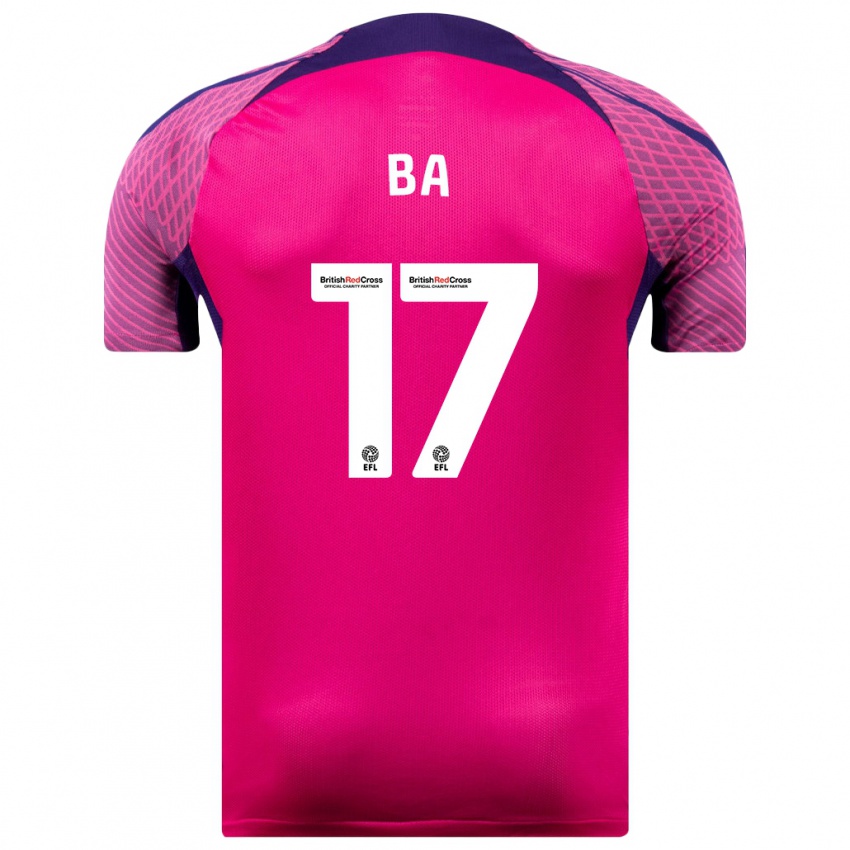 Damen Abdoullah Ba #17 Lila Auswärtstrikot Trikot 2023/24 T-Shirt Schweiz