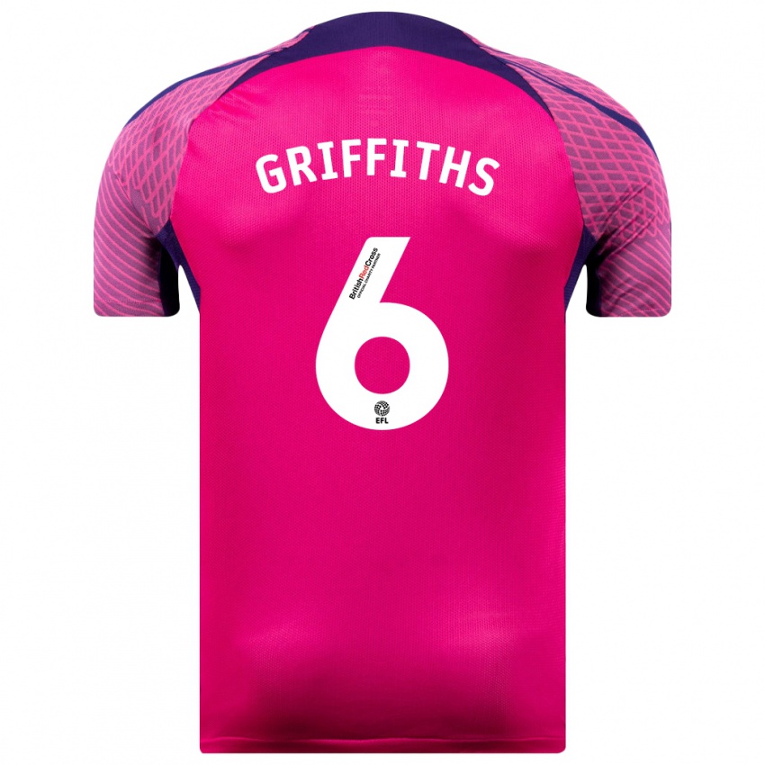 Damen Louise Griffiths #6 Lila Auswärtstrikot Trikot 2023/24 T-Shirt Schweiz