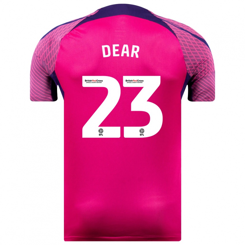 Damen Jenna Dear #23 Lila Auswärtstrikot Trikot 2023/24 T-Shirt Schweiz