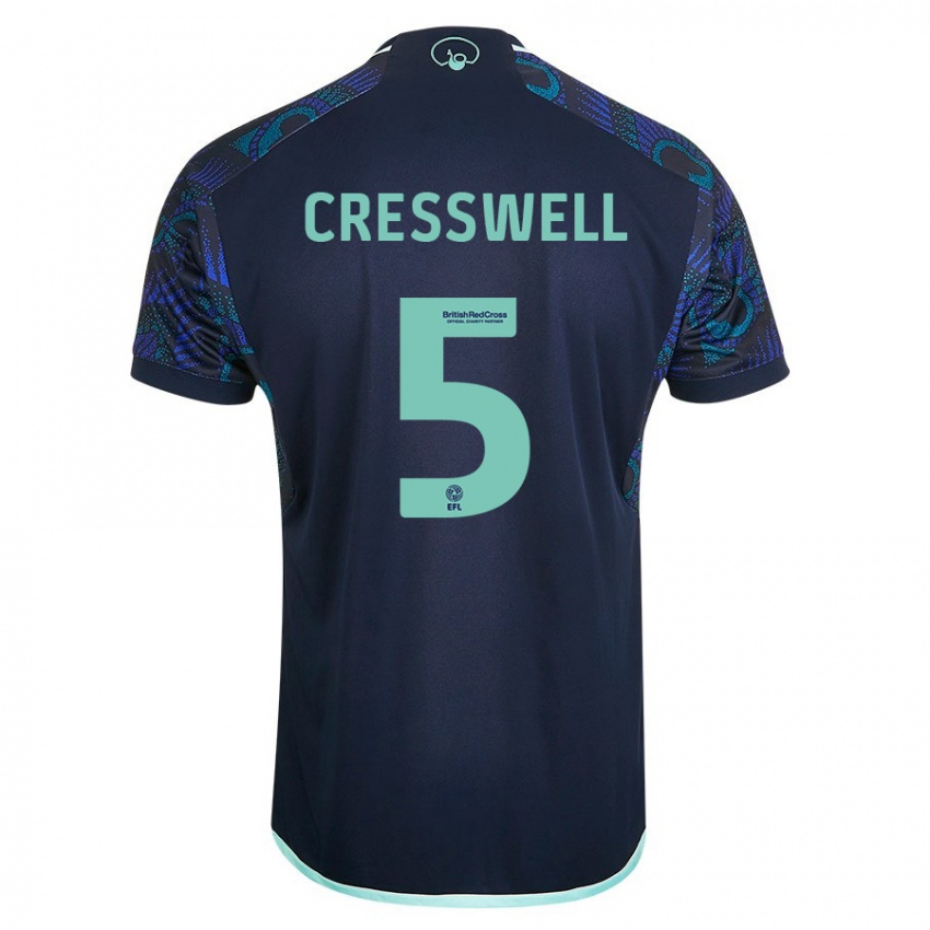 Damen Charlie Cresswell #5 Blau Auswärtstrikot Trikot 2023/24 T-Shirt Schweiz