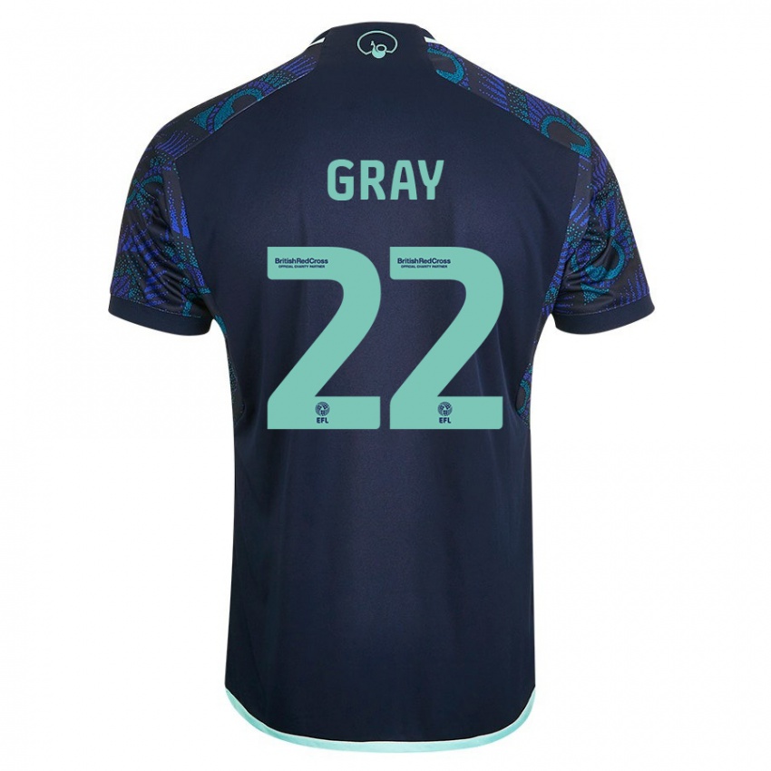 Damen Archie Gray #22 Blau Auswärtstrikot Trikot 2023/24 T-Shirt Schweiz