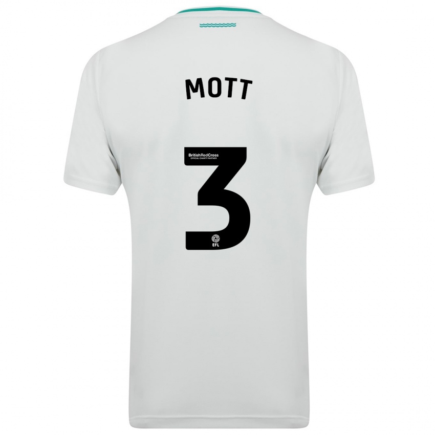 Damen Millicent Mott #3 Weiß Auswärtstrikot Trikot 2023/24 T-Shirt Schweiz