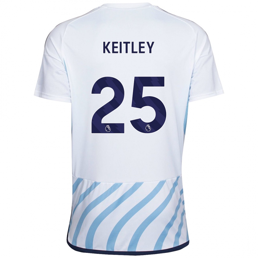Damen Alice Keitley #25 Weiß Blau Auswärtstrikot Trikot 2023/24 T-Shirt Schweiz
