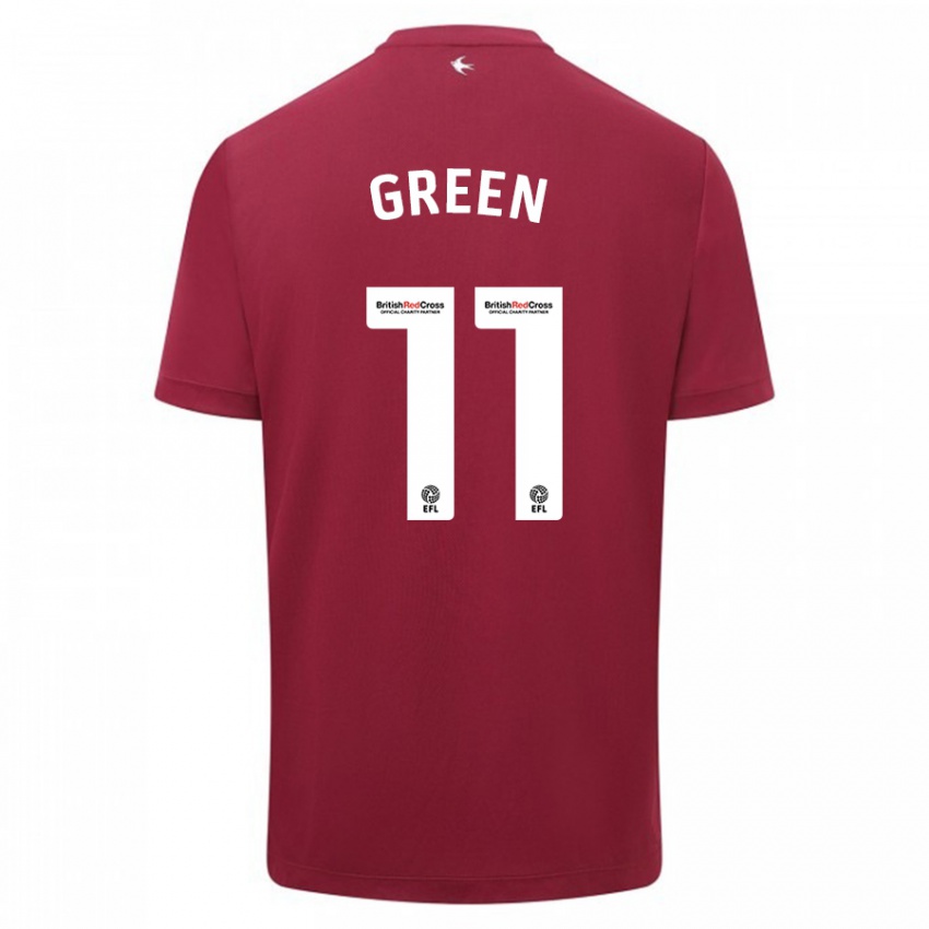 Damen Danielle Green #11 Rot Auswärtstrikot Trikot 2023/24 T-Shirt Schweiz