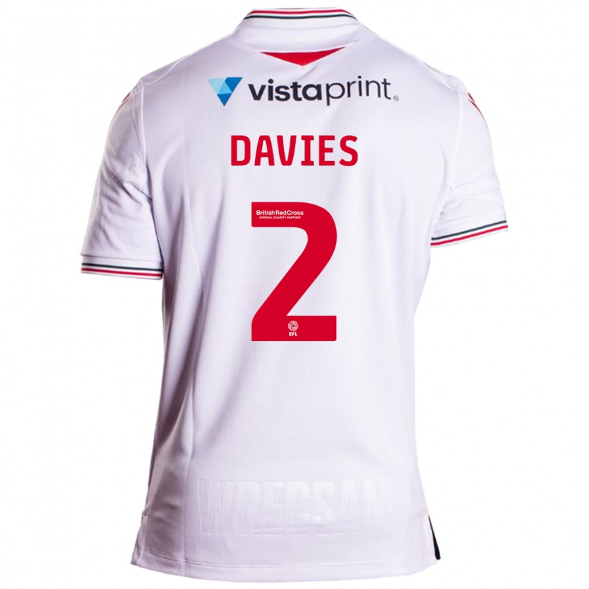 Damen Phoebe Davies #2 Weiß Auswärtstrikot Trikot 2023/24 T-Shirt Schweiz