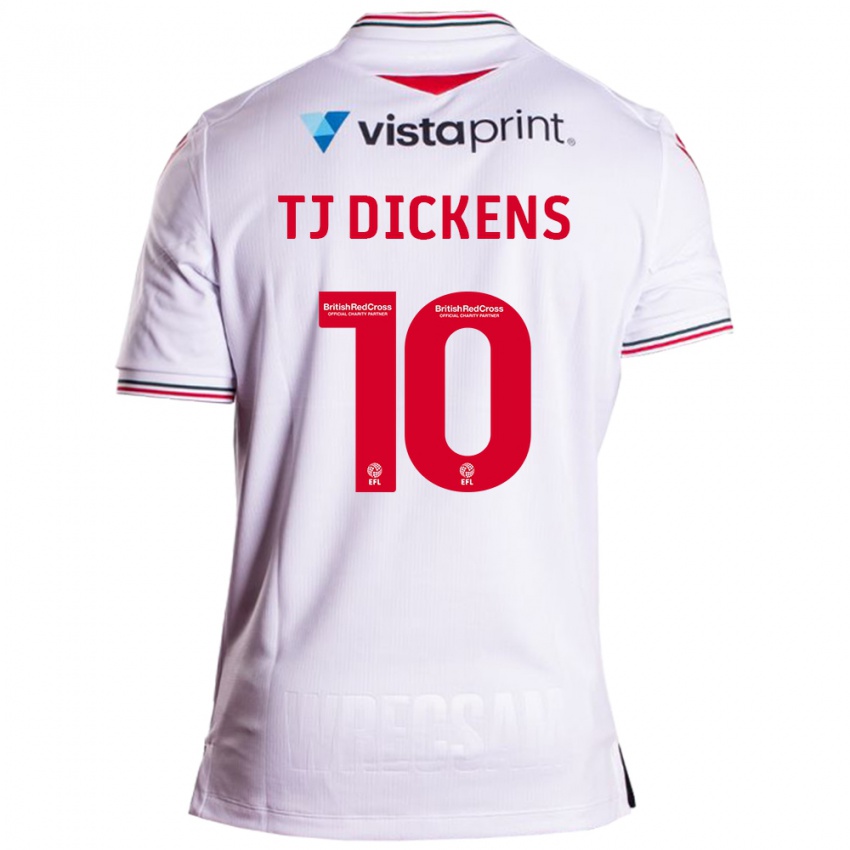 Damen Tonicha Tj Dickens #10 Weiß Auswärtstrikot Trikot 2023/24 T-Shirt Schweiz