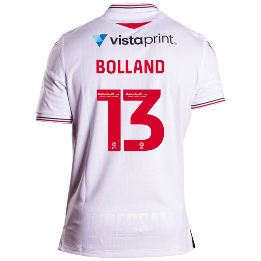 Damen Charlotte Bolland #13 Weiß Auswärtstrikot Trikot 2023/24 T-Shirt Schweiz