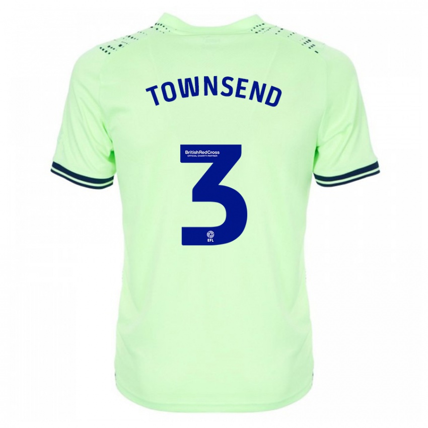 Damen Conor Townsend #3 Marine Auswärtstrikot Trikot 2023/24 T-Shirt Schweiz