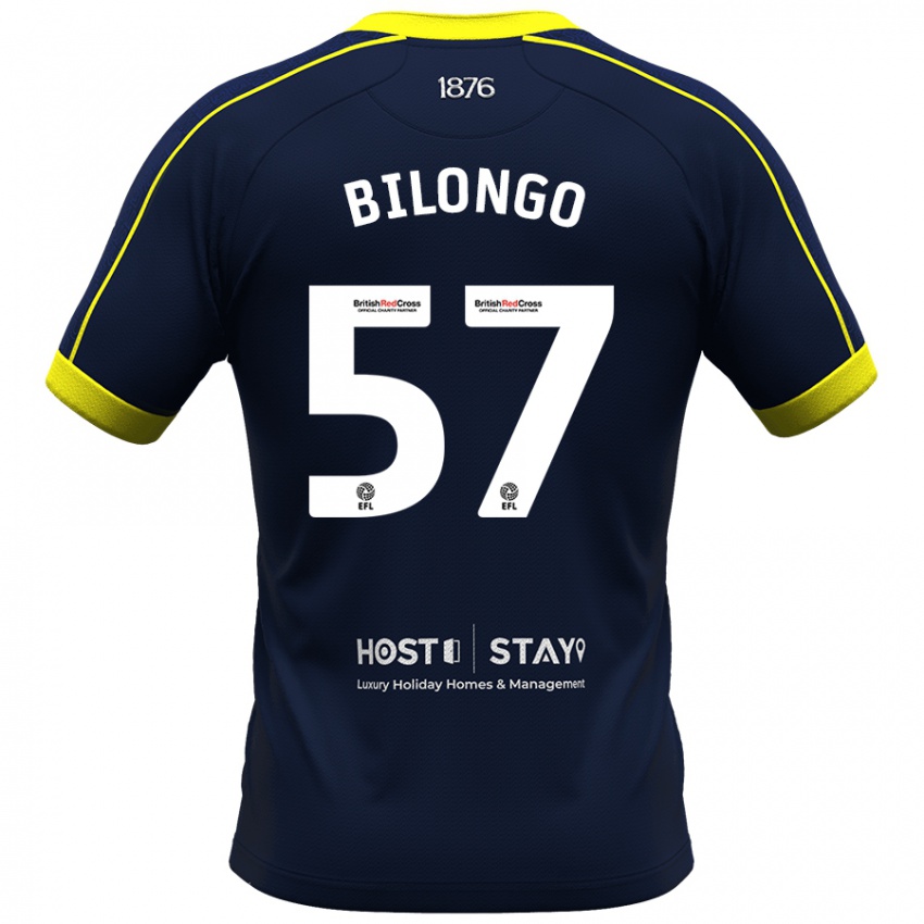 Damen Bryant Bilongo #57 Marine Auswärtstrikot Trikot 2023/24 T-Shirt Schweiz