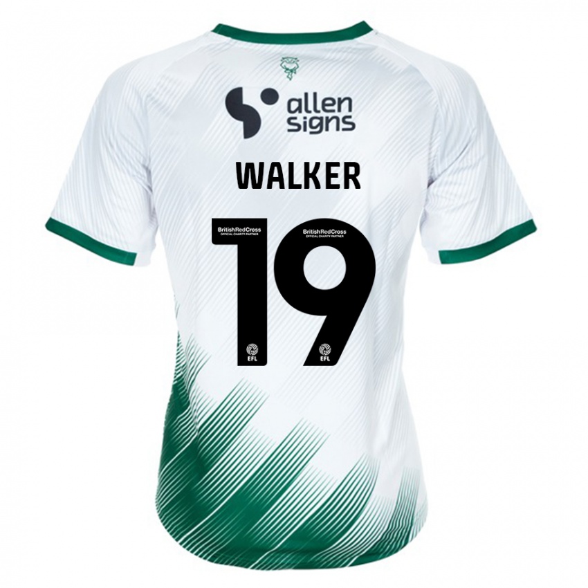 Damen Tyler Walker #19 Weiß Auswärtstrikot Trikot 2023/24 T-Shirt Schweiz