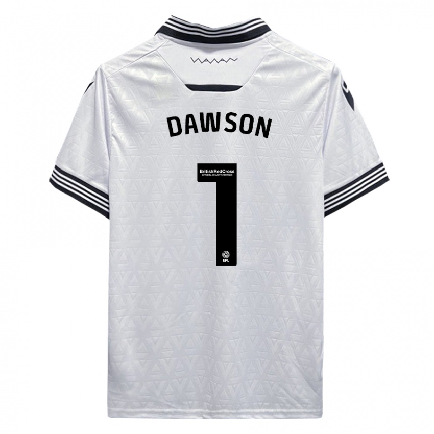 Damen Cameron Dawson #1 Weiß Auswärtstrikot Trikot 2023/24 T-Shirt Schweiz